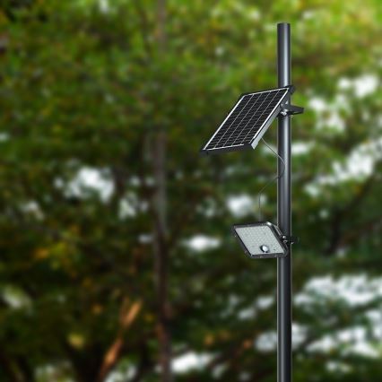 LED Zatemnitveni solarni reflektor s senzorjem LED/10W/3,7V 4000/6000K IP65 + Daljinski upravljalnik