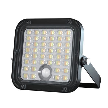 LED Zatemnitveni solarni reflektor s senzorjem LED/10W/3,7V 4000/6000K IP65 + Daljinski upravljalnik