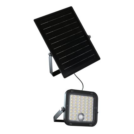 LED Zatemnitveni solarni reflektor s senzorjem LED/10W/3,7V 4000/6000K IP65 + Daljinski upravljalnik