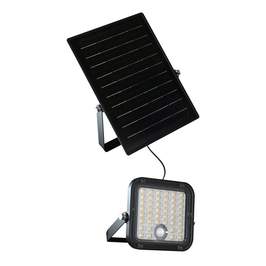 LED Zatemnitveni solarni reflektor s senzorjem LED/10W/3,7V 4000/6000K IP65 + Daljinski upravljalnik