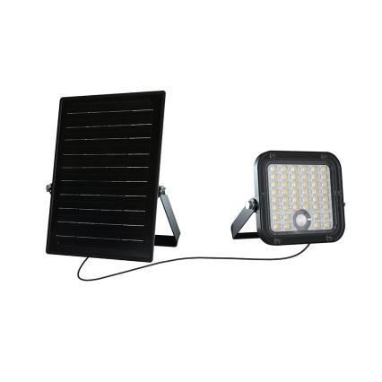 LED Zatemnitveni solarni reflektor s senzorjem LED/10W/3,7V 4000/6000K IP65 + Daljinski upravljalnik