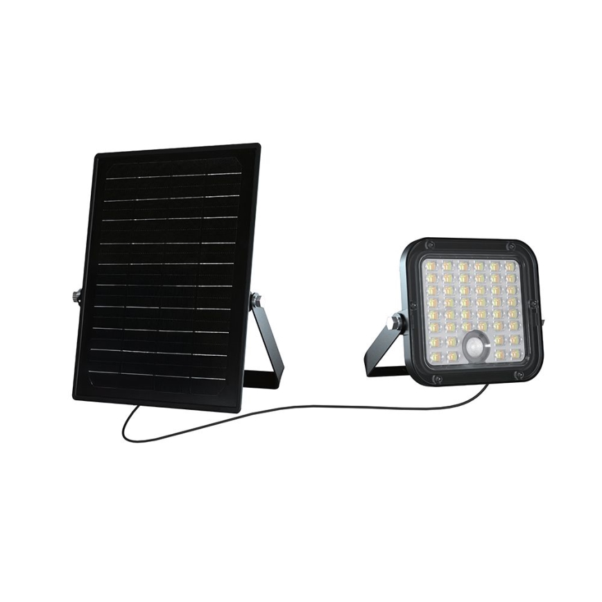 LED Zatemnitveni solarni reflektor s senzorjem LED/10W/3,7V 4000/6000K IP65 + Daljinski upravljalnik