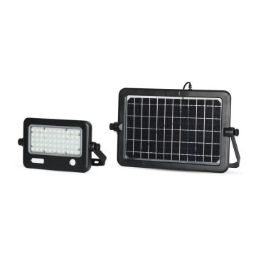 LED Zatemnitveni solarni reflektor s senzorjem LED/10W/3,7V 4000K IP65 + USB priključek