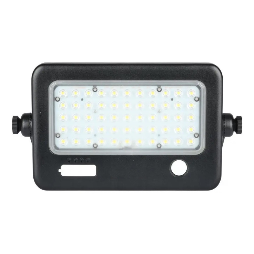 LED Zatemnitveni solarni reflektor s senzorjem LED/10W/3,7V 4000K IP65 + USB priključek