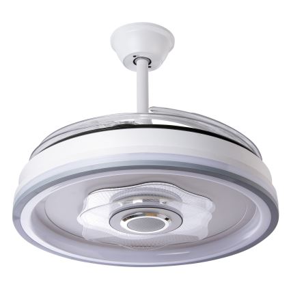 LED Zatemnitveni stropni ventilator LED/70W/230V 3000-6000K pr. 50 cm bela + Daljinski upravljalnik