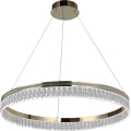LED zatemnjevalen kristalni lestenec na jeklenem kablu THALIA LED/55W/230V 3000-6000K Ø 80 cm + daljinski upravljalnik