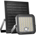 LED zatemnjevalen sončni reflektor s senzorjem LED/10W/3,7V 3000/4000K IP65 3600 mAh + z daljinskim upravljalnikom