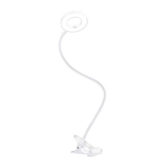 LED zatemnjevalna namizna svetilka s sponko LED/8W/230V 3000/4000/5000K bela