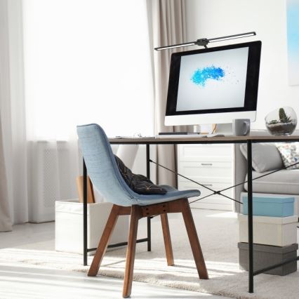 LED zatemnjevalna namizna svetilka USB TENUIX DUO LED/14W/5V 3000-6000K črna