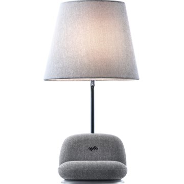 LED zatemnjevalna namizna svetilka z brezžičnim polnjenjem Qi SOFA LED/6W/230V siva