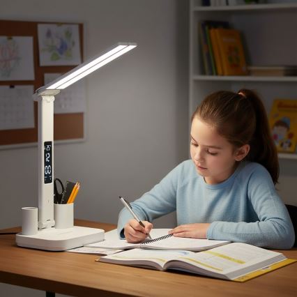 LED zatemnjiva polnilna namizna svetilka NOBLITE P LED/5W/5V 3000/4000/6000K 2200 mAh bela