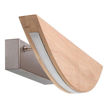 LED zatemnjevalna stenska svetilka DUBAI LED/6,5W/230V hrast