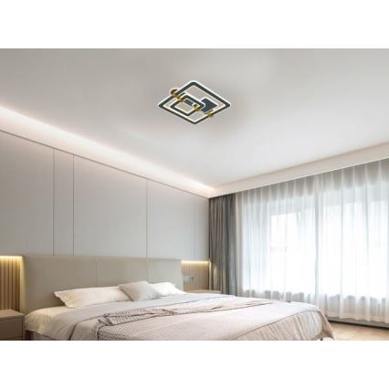 LED Zatemnjevalna stropna svetilka LED/140W/230V 3000-6500K + daljinski upravljalnik