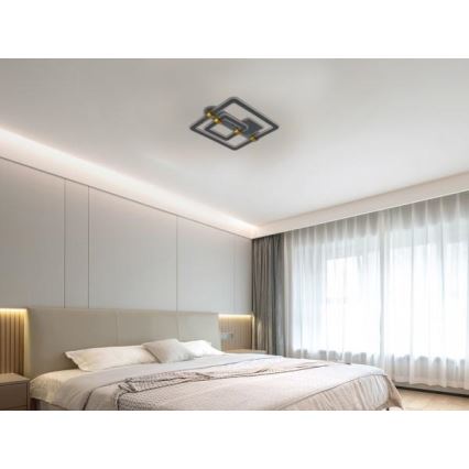 LED Zatemnjevalna stropna svetilka LED/140W/230V 3000-6500K + daljinski upravljalnik