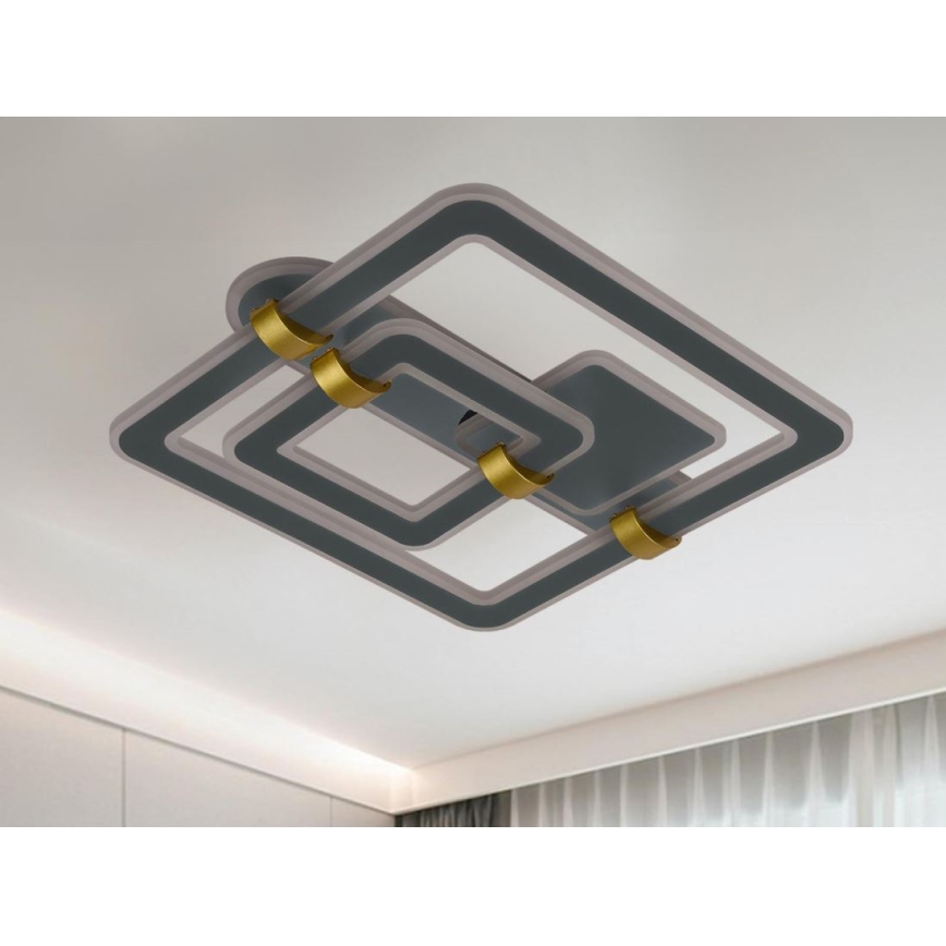 LED Zatemnjevalna stropna svetilka LED/140W/230V 3000-6500K + daljinski upravljalnik
