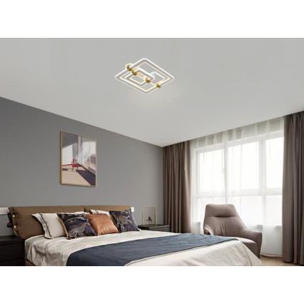 LED Zatemnjevalna stropna svetilka LED/140W/230V 3000-6500K + daljinski upravljalnik