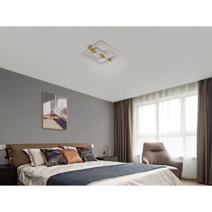 LED Zatemnjevalna stropna svetilka LED/140W/230V 3000-6500K + daljinski upravljalnik