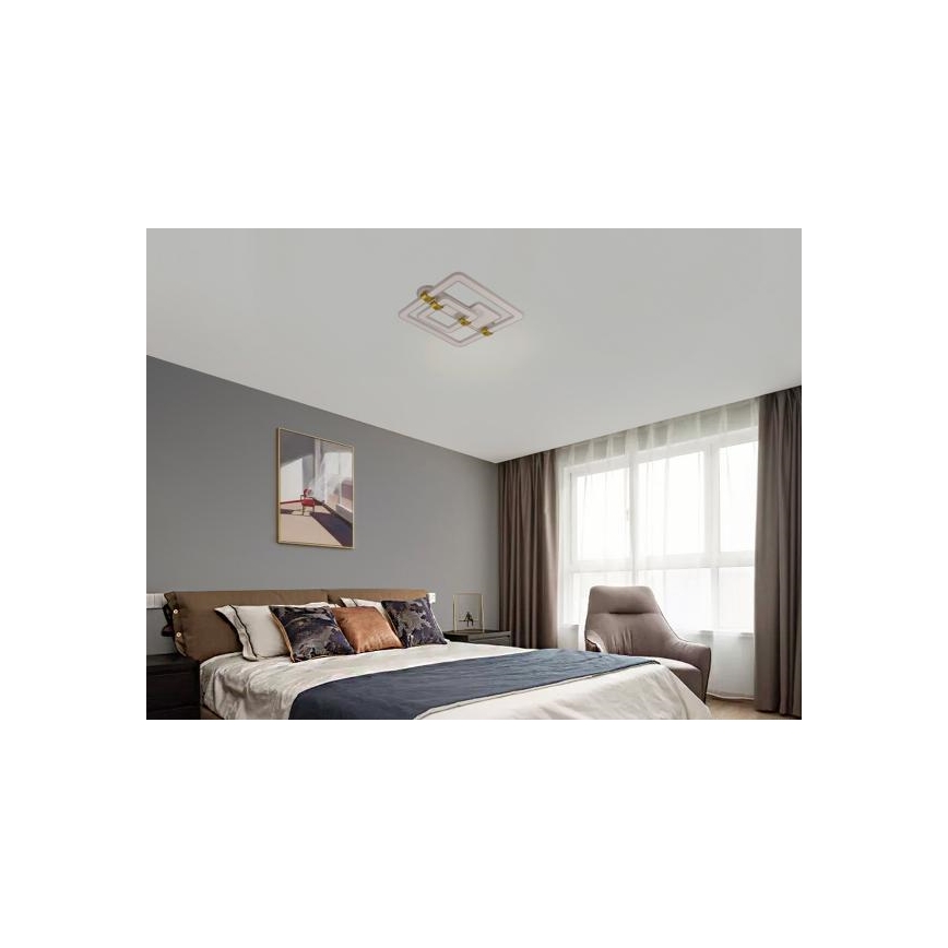 LED Zatemnjevalna stropna svetilka LED/140W/230V 3000-6500K + daljinski upravljalnik