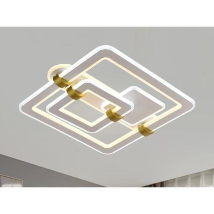 LED Zatemnjevalna stropna svetilka LED/140W/230V 3000-6500K + daljinski upravljalnik