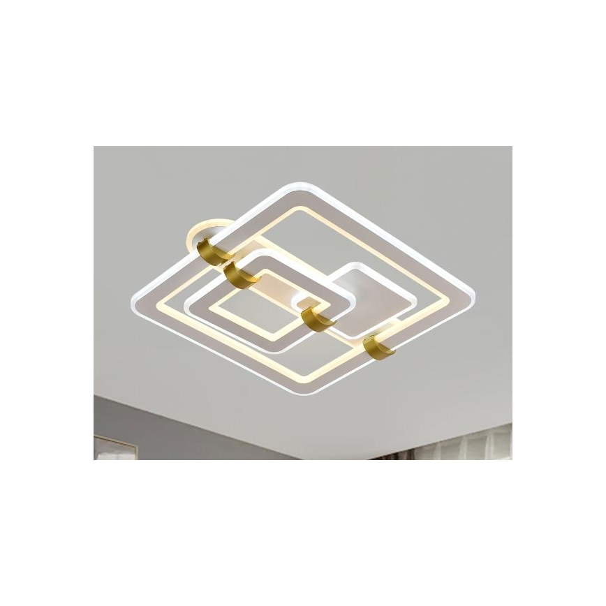 LED Zatemnjevalna stropna svetilka LED/140W/230V 3000-6500K + daljinski upravljalnik