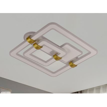 LED Zatemnjevalna stropna svetilka LED/140W/230V 3000-6500K + daljinski upravljalnik