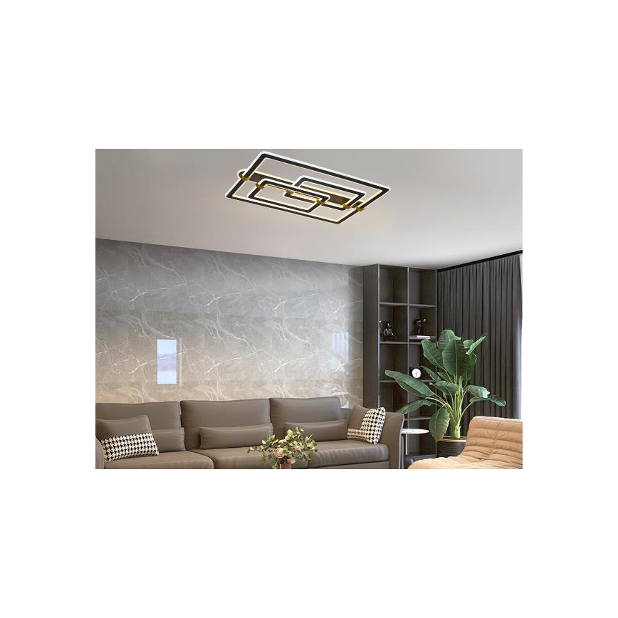 LED zatemnjevalna stropna svetilka LED/280W/230V 3000-6500K + daljinski upravljalnik