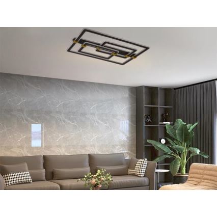 LED zatemnjevalna stropna svetilka LED/280W/230V 3000-6500K + daljinski upravljalnik