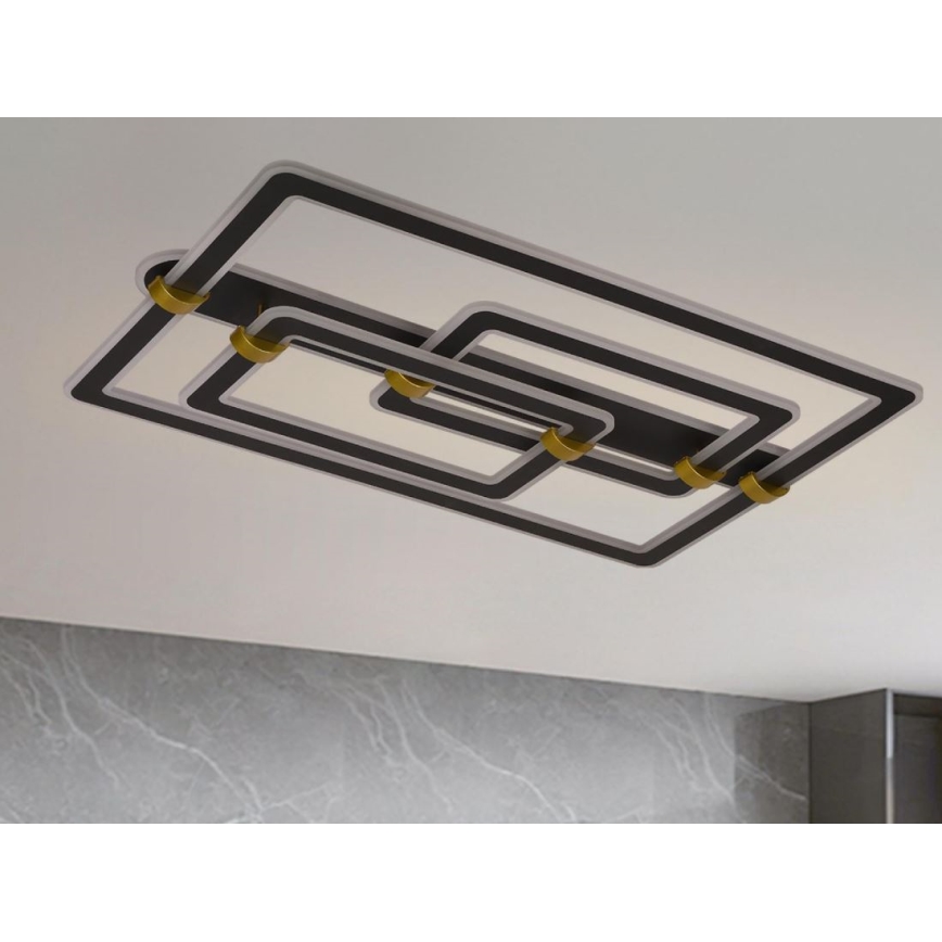 LED zatemnjevalna stropna svetilka LED/280W/230V 3000-6500K + daljinski upravljalnik