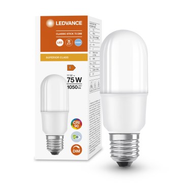 LED zatemnjevalna žarnica E27/11W/230V 6500K CRI 90 - Osram