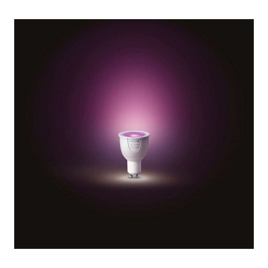 LED Zatemnitvena žarnica Philips HUE WHITE AND COLOR AMBIANCE GU10/5,7W/230V