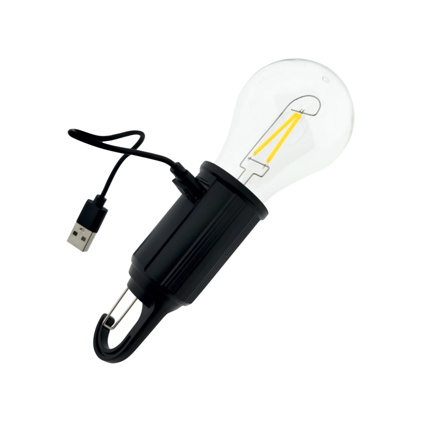LED zatemnjevalna zunanja viseča polnilna svetilka LED/3W/5V 400 mAh IP44