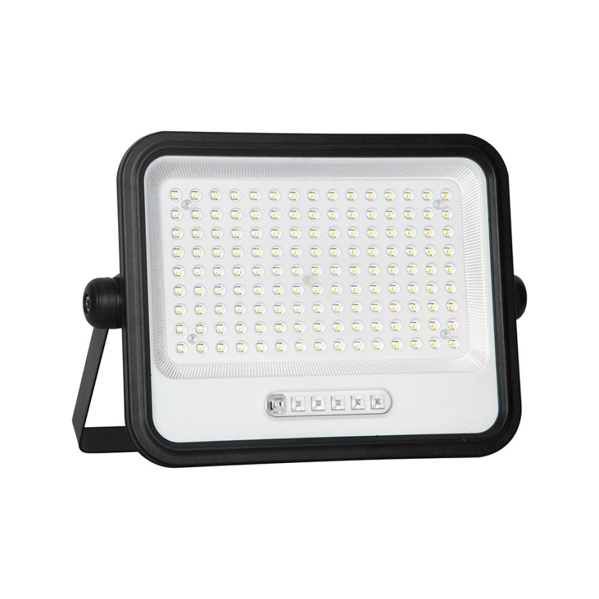 LED solarni reflektor z zatemnitvijo LED/300W/3,2V 2000-8000K IP65 15000 mAh črna + daljinski upravljalnik