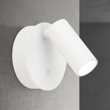 LED zatemnjiva polnilna stenska spot svetilka na dotik LUXY LED/1W/5V 2200 mAh 2700/3000/4000K bela