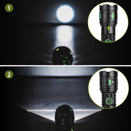 LED polnilna svetilka z možnostjo zatemnitve in funkcijo powerbanke LED/20W/5V IP44 1200 lm 5000 mAh