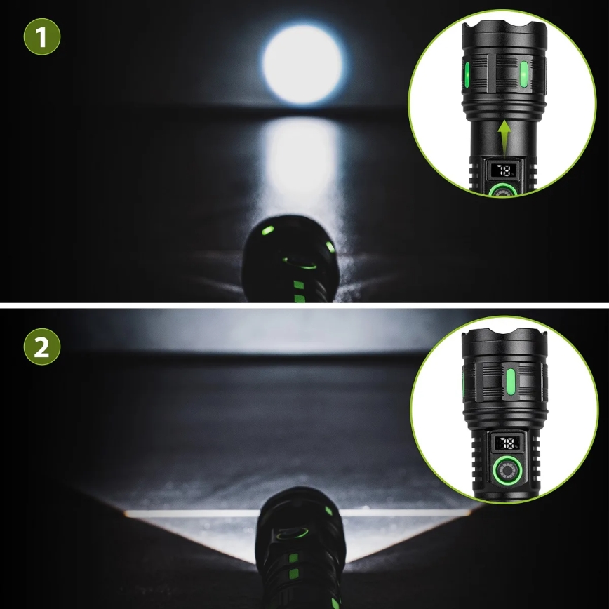 LED polnilna svetilka z možnostjo zatemnitve in funkcijo powerbanke LED/20W/5V IP44 1200 lm 5000 mAh