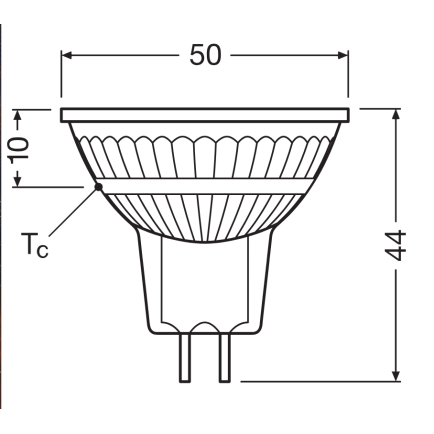 LED reflektorna žarnica MR16 GU5,3/3,4W/12V z možnostjo zatemnitve 4000K 36° CRI 90 - Ledvance