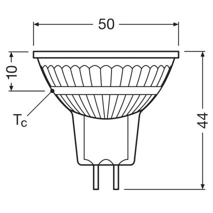 LED zatemnjiva reflektorska žarnica MR16 GU5,3/5W/12V 4000K 36° CRI 90 - Osram