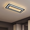 LED zatemnjiva stropna svetilka LED/85W/230V 3000-6500K črna + daljinski upravljalnik