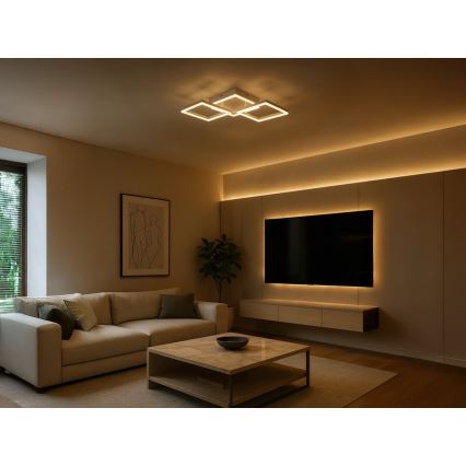 LED zatemnjiva stropna svetilka LED/85W/230V 3000-6500K + daljinski upravljalnik
