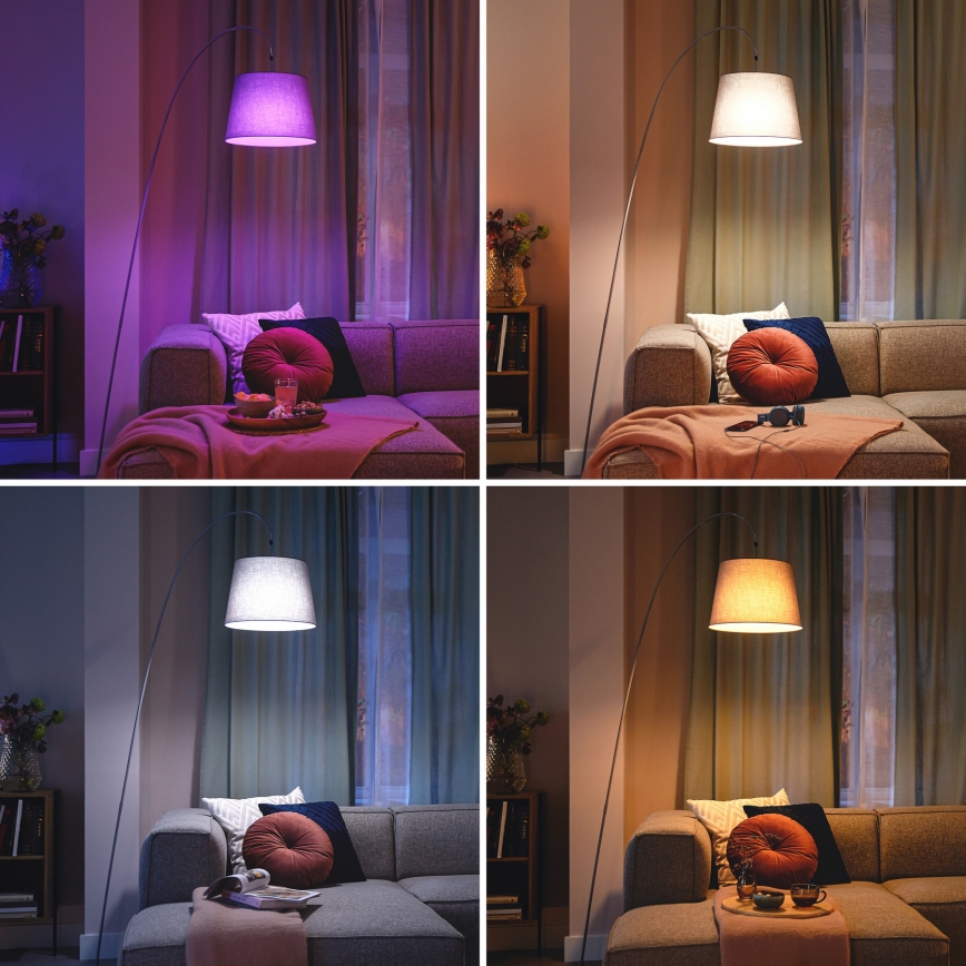 LED RGB zatemnjiva žarnica Philips SMART P45 E14/4,9W/230V 2200-6500K CRI 90