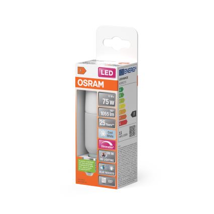 LED Zatemnjiva žarnica STICK E27/11W/230V 4000K CRI 90 - Osram