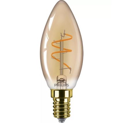 LED zatemnjevalna žarnica VINTAGE Philips B35 E14/3,1W/230V 2200K CRI 90