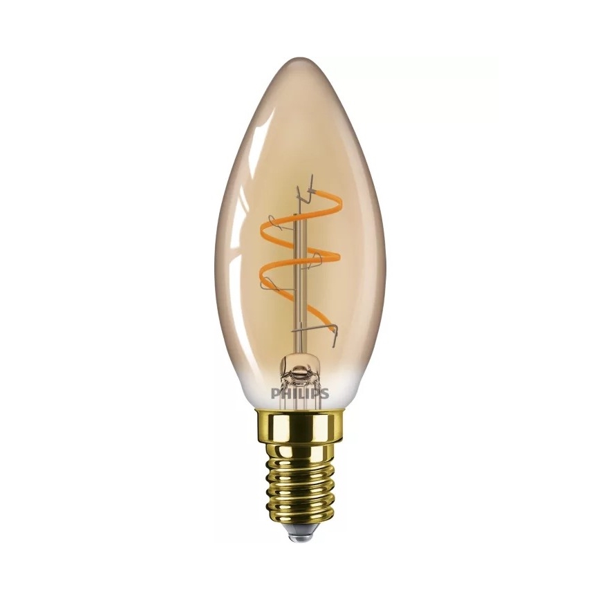 LED zatemnjevalna žarnica VINTAGE Philips B35 E14/3,1W/230V 2200K CRI 90