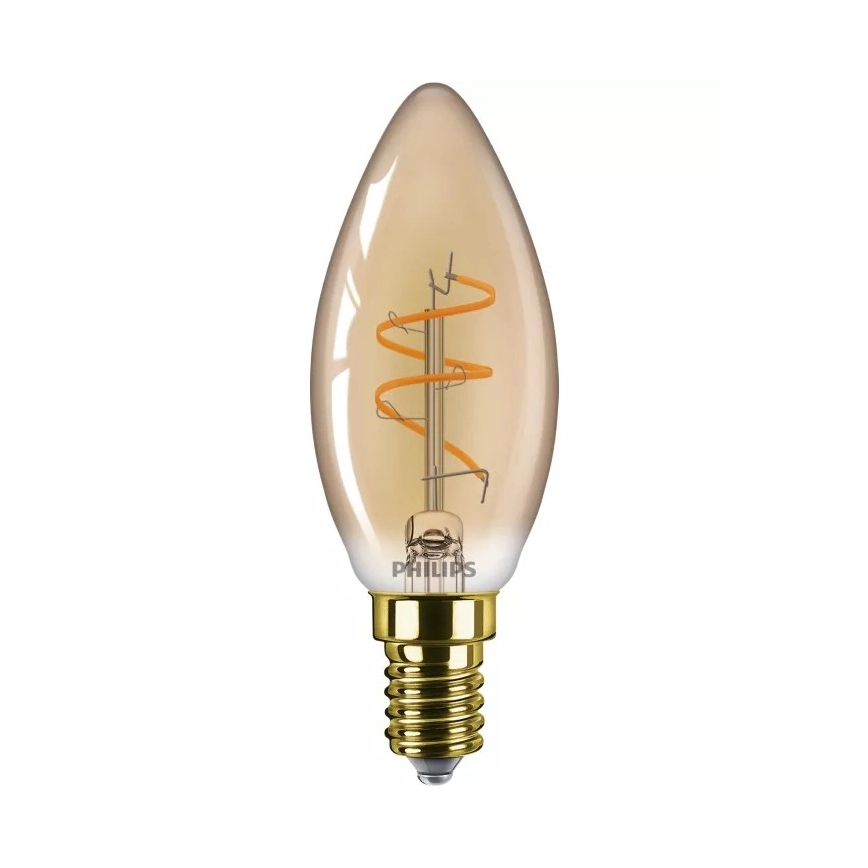 LED zatemnjevalna žarnica VINTAGE Philips B35 E14/3,1W/230V 2200K CRI 90