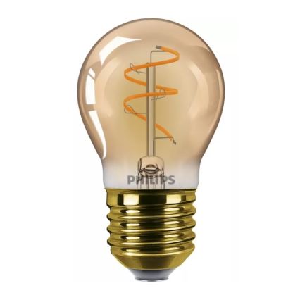 LED zatemnjiva žarnica VINTAGE Philips P45 E27/3,1W/230V 2200K CRI 90