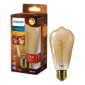 LED zatemnjiva žarnica VINTAGE Philips ST64 E27/3,1W/230V 1800K