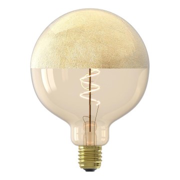 LED zatemnjiva žarnica z vrškom FILAMENT G125 E27/4W/230V 1800K zlata CRI 90