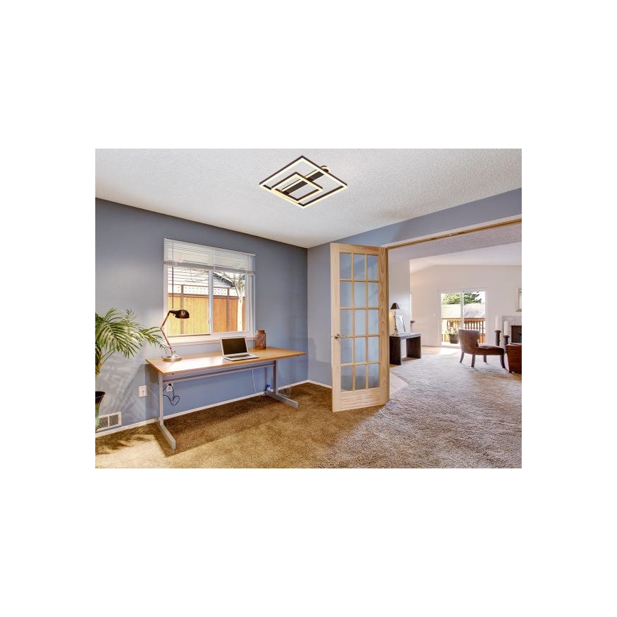 LED zatemnjivo stropno svetilo LED/95W/230V 3000-6500K + z daljinskim upravljalnikom