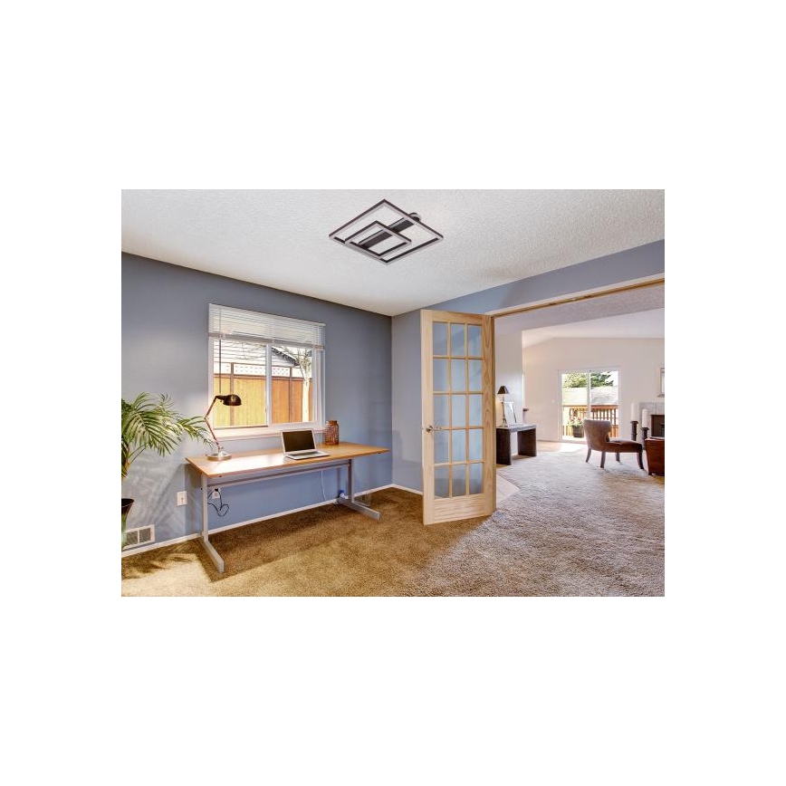 LED zatemnjivo stropno svetilo LED/95W/230V 3000-6500K + z daljinskim upravljalnikom