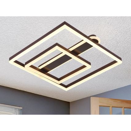 LED zatemnjivo stropno svetilo LED/95W/230V 3000-6500K + z daljinskim upravljalnikom